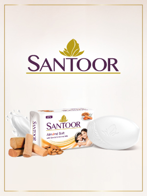 Santoor (white) soap